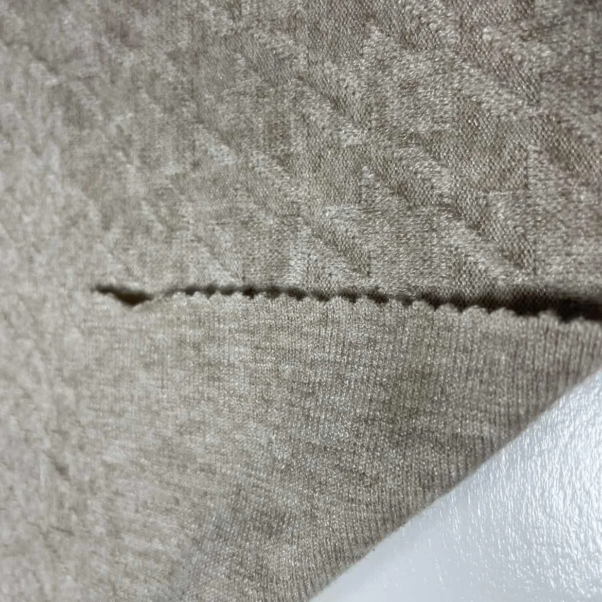 NTR Customized patter color Soft 50%Rayon 25%Poly  22%Nylon 3%Spandex Jacquard loose knit Fabric for Winter Sweaters