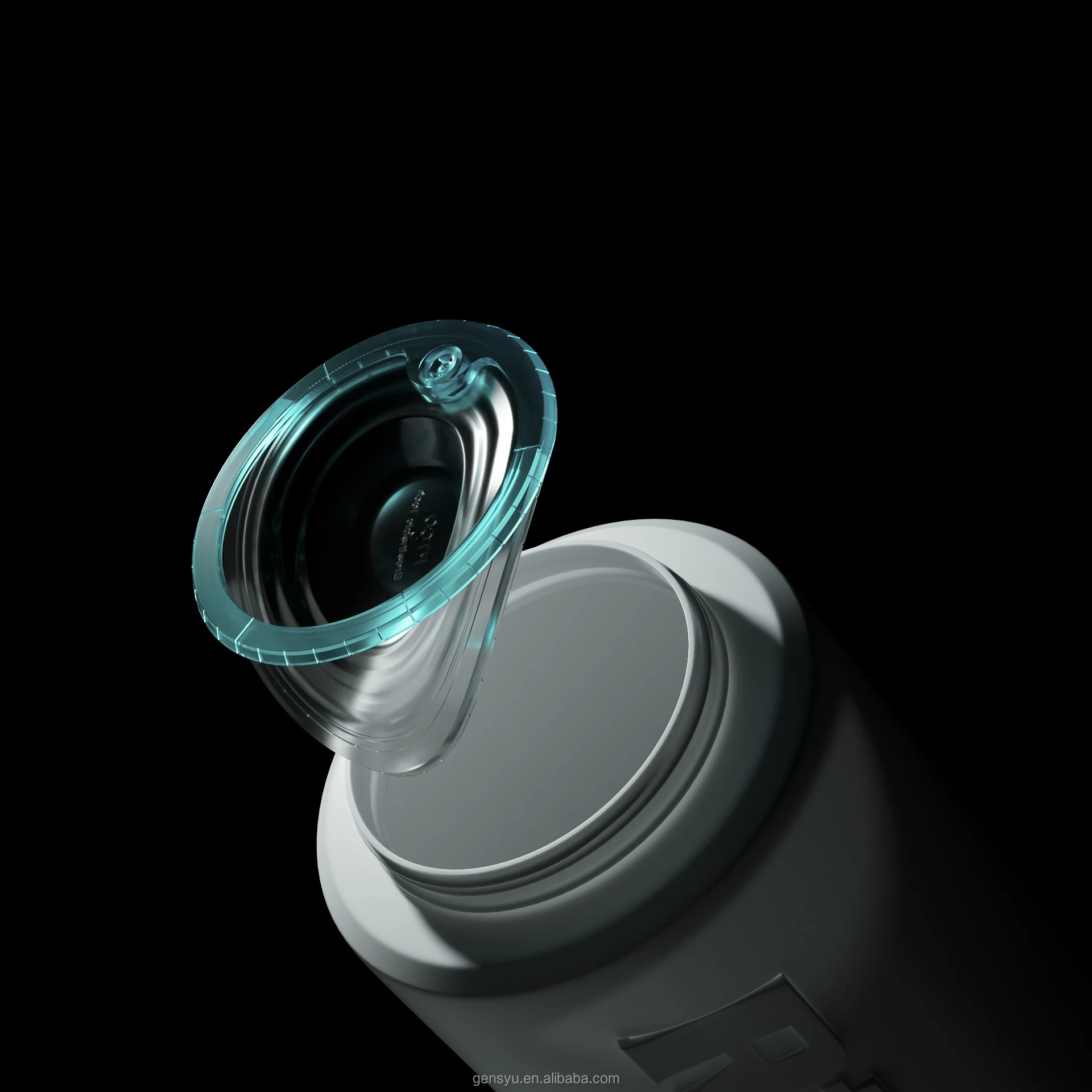 New Tech Plastic Pill Bottle For Tablet  Protein Medicine Sport Nutrition Supplement Bottle With Breathable Cap/Liner