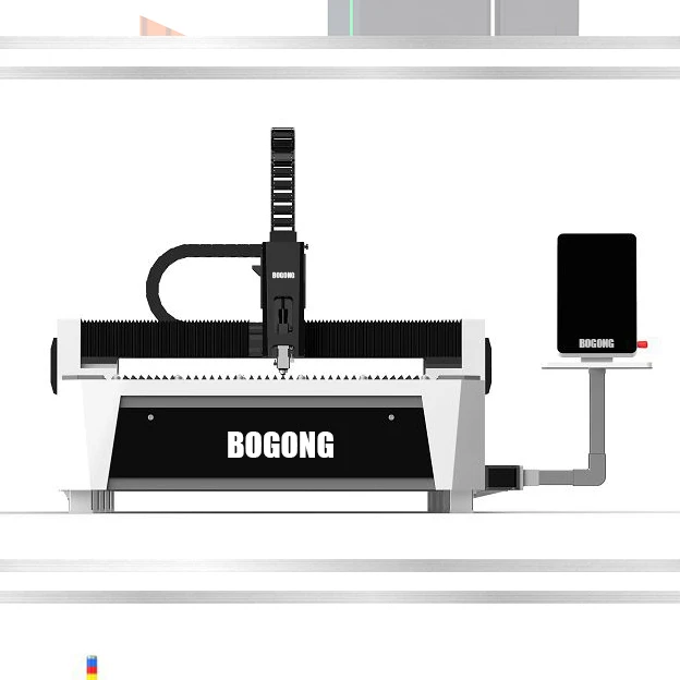 fiber laser cutter 3015 single platform metal  custom  1.5kw sheet metal ccd camera laser cutting machine China