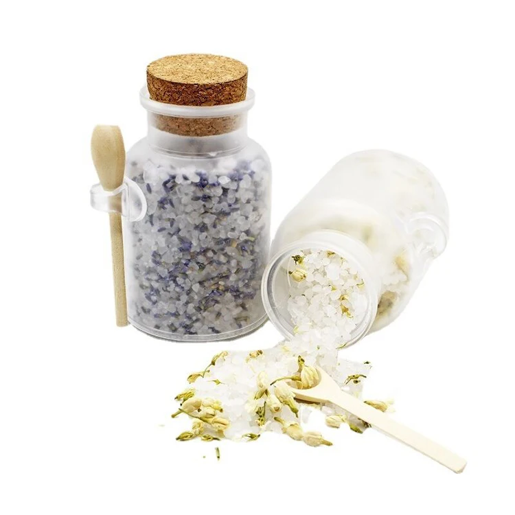 Private Label Organic Vegan Relax Aromatherapy Natural Crystal Dry Flower Epsom Himalayan Salt Bath Salt