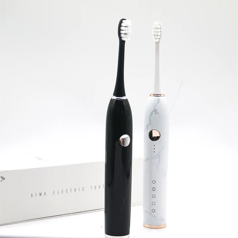 AIWO Inductive Charging Lithium Battery Brosse A Dent Electrique Rechargeable Electric Toothbrush Oral B  Led Light For Adult