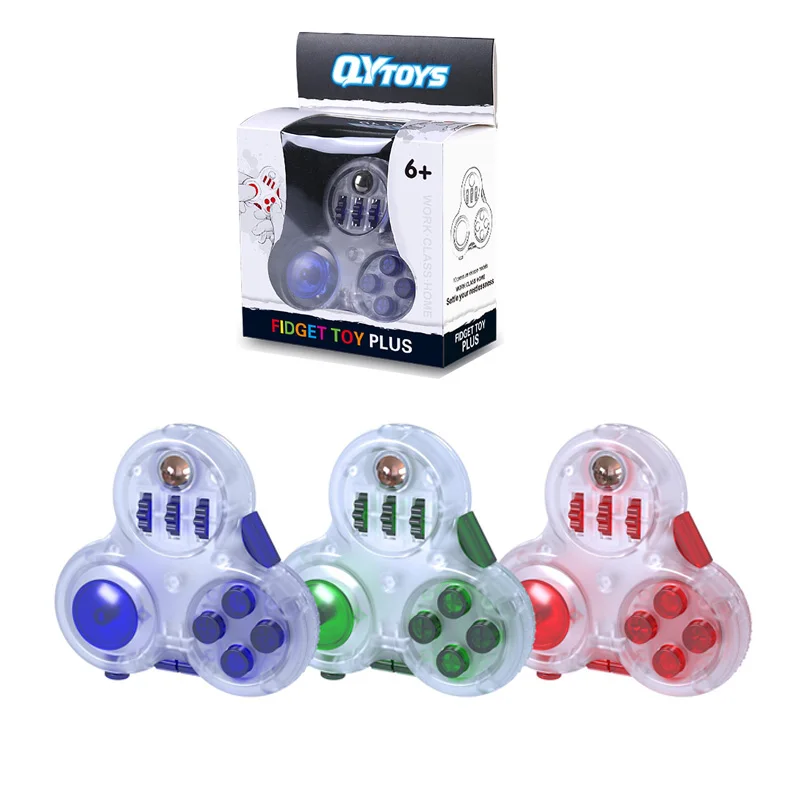 QIYI 9 в 1 Различные декомпрессии сенсорная Непоседа игрушки fidget cube надувные для снятия