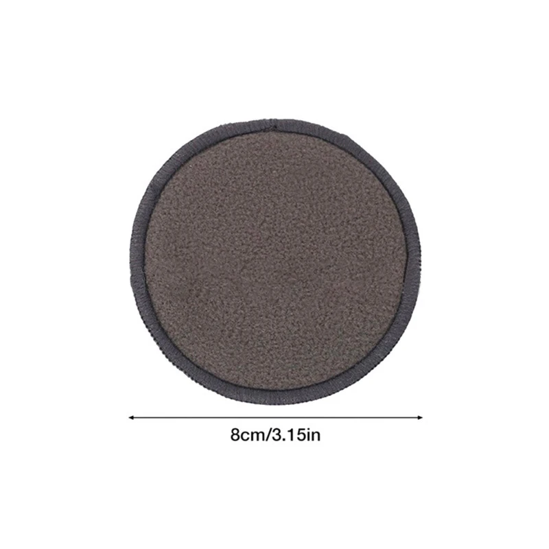 
Accept OEM 100% Recyclable Material Face Cleaning Pads Bamboo Cotton Charcoal Reusable Makeup Remover Pads 