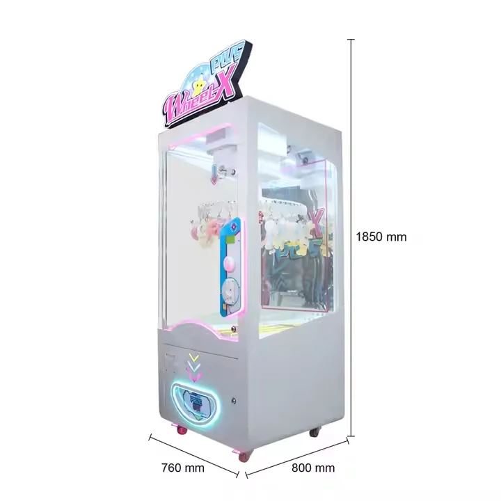 Internet celebrity doll machine clip scanning machine coin-catching doll grabbing snack game doll machine