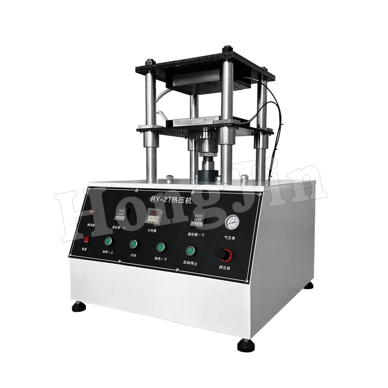 Hong Jin High-Precision Manual Heat Press Machine Simple Pneumatic Hardware Heat Paste Machine
