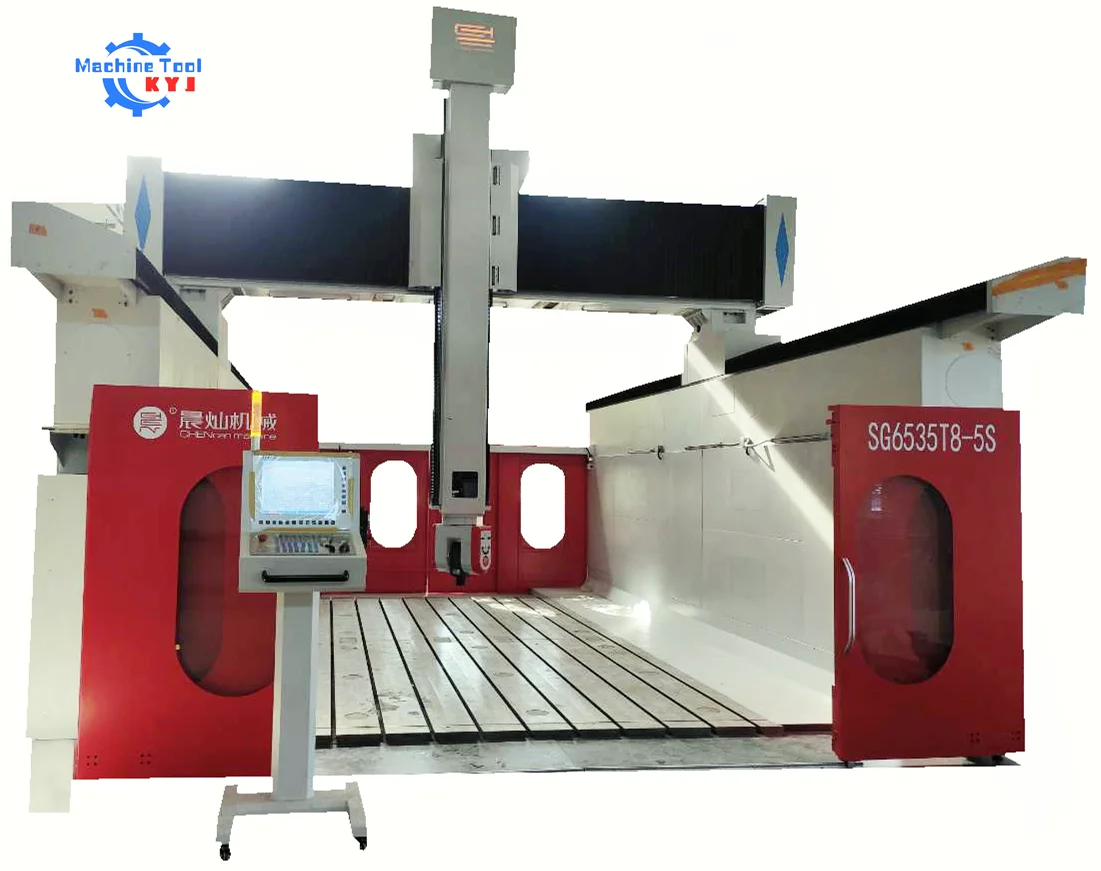 aluminium 5 axis cnc machining pa robot arm cnc stone carving machine