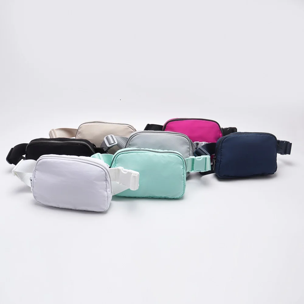 38 Color Waist Bag Hiking Unisex Mini Belt Bag With Adjustable Strap Small Pouch Nylon Waist Cute Fanny Pack Men Bum Bag