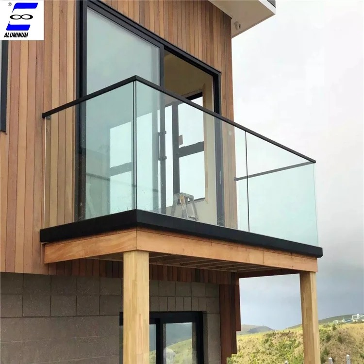 Outdoor Aluminum Stainless Steel Glass Railings Balcony Designs Philippines Cheap Prices