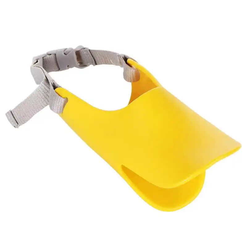 Adjustable Silicone Duck Mouth Shape Training Pechera Para Perro Anti-bite Pet Muzzle Cover Dog Duck Muzzle for Pet