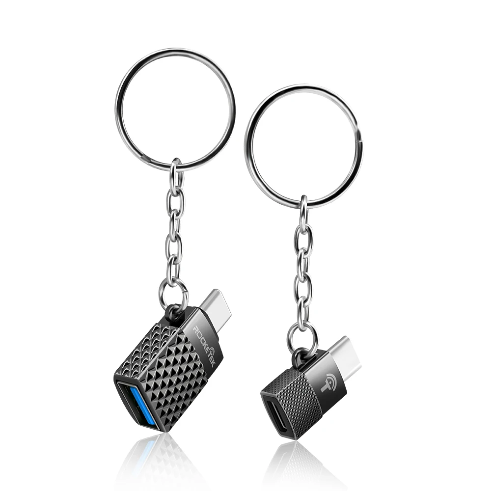Rocketek цинковый сплав USB-C USB 3.0 адаптер + USB c преобразователь разъем с брелок для MacBook