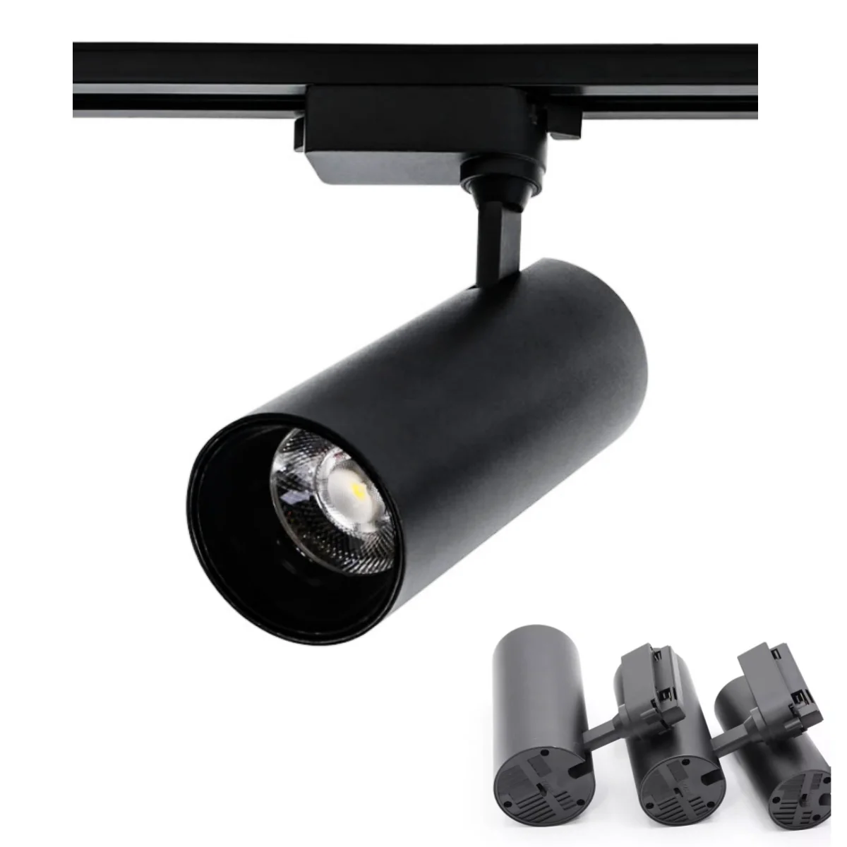 High Brightness Aluminum Led Tracking Light Spotlights Track Lamp Rail Lighting System Led Light For Mall Supermarket Shop Room