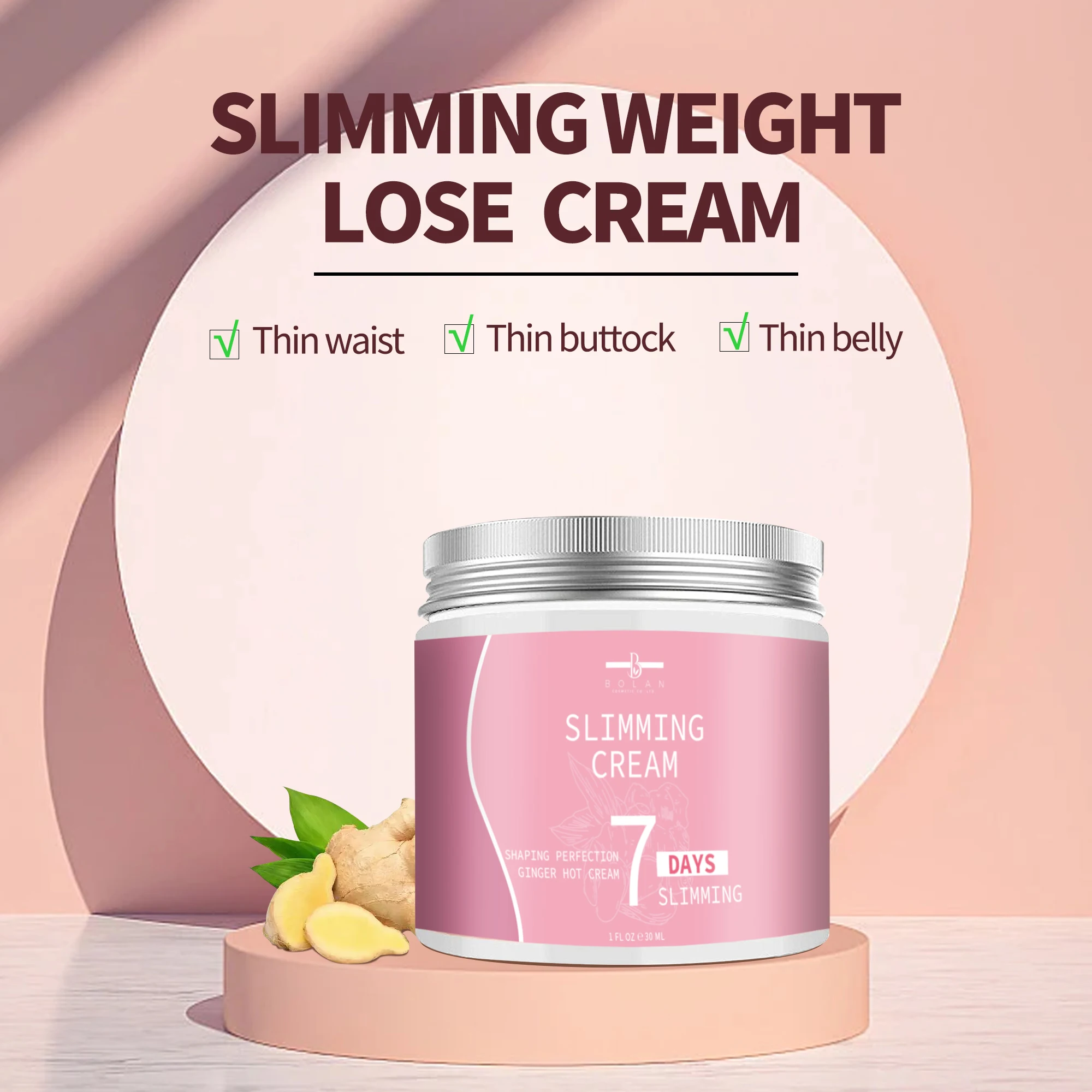 Wholesale natural organic 7 days quickly anti cellulite hot cream body slimming stomach fat burn tummy Slimming Cream for women