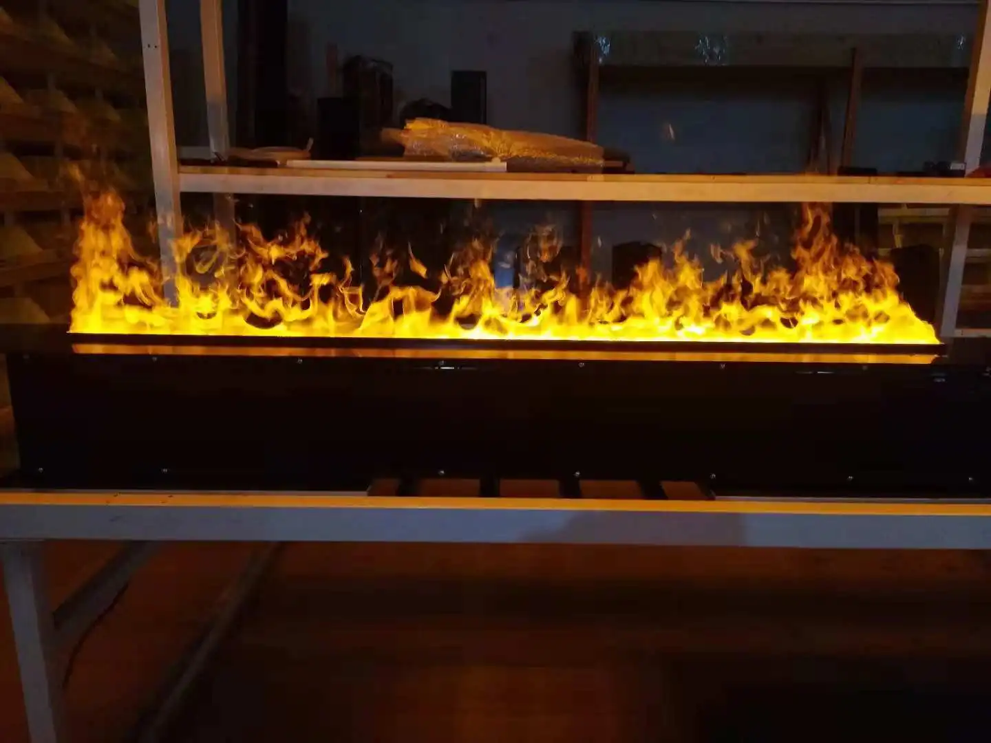 pretty good 1600mm length single color  water vapor steam fireplace with amazing realistic flame