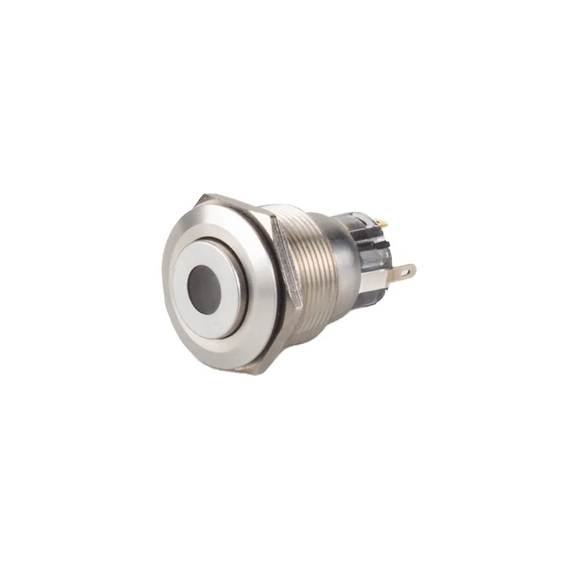 LVBO High-performance 5Pins Momentary Led 1NO high Round Waterproof Metal 22mm Switch Push Button for Motorcycle