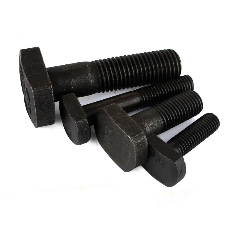 SS T Slot Hammer Head Bolts  Custom Galvanized Zinc T Bolts Screws Flat Square Head t Bolt M6 M8 M10