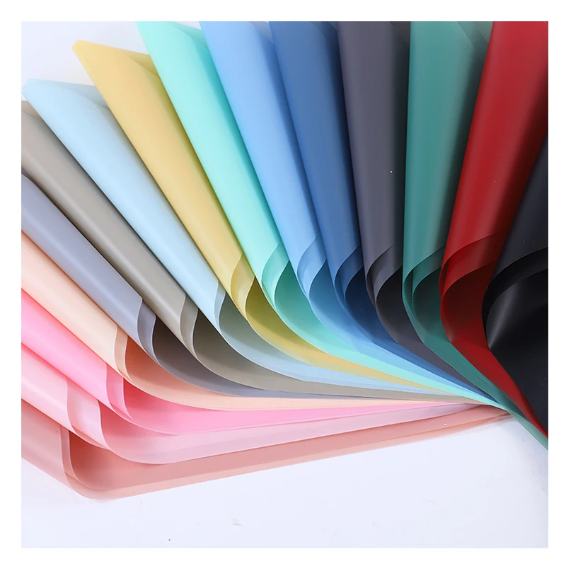 Waterproof New design Floral Bouquet Packaging Korean Style Matte Flower Paper