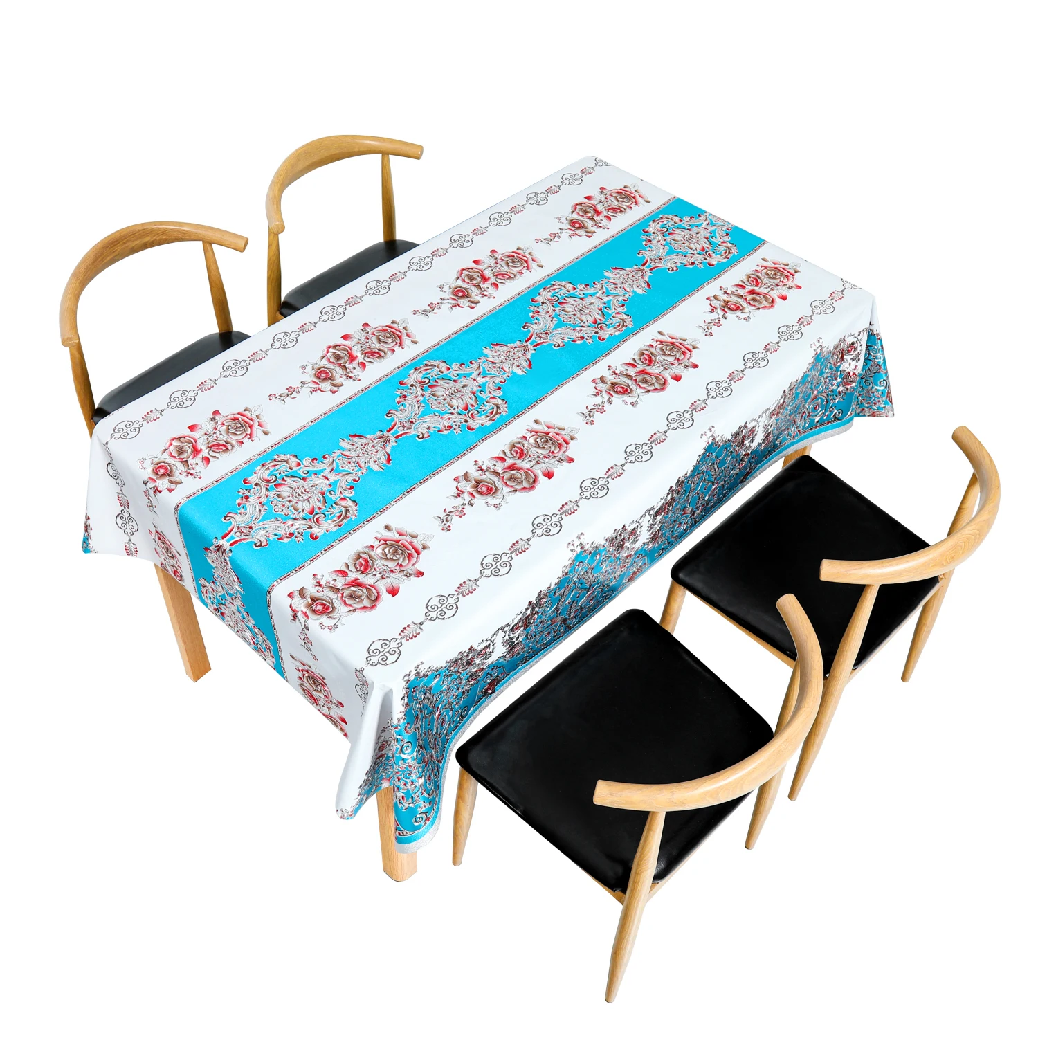 Printed pvc non woven backing Plastic Tablecloth Plastic Tablecloth Table Cover Pvc Tablecloth Plastic Dining Table Cloth