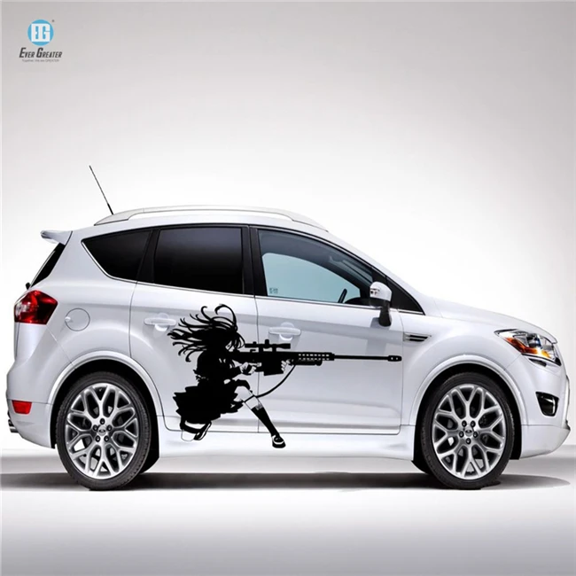 Custom Print Car Sticker,Car Body Stickers,PVC Car Sticker Design