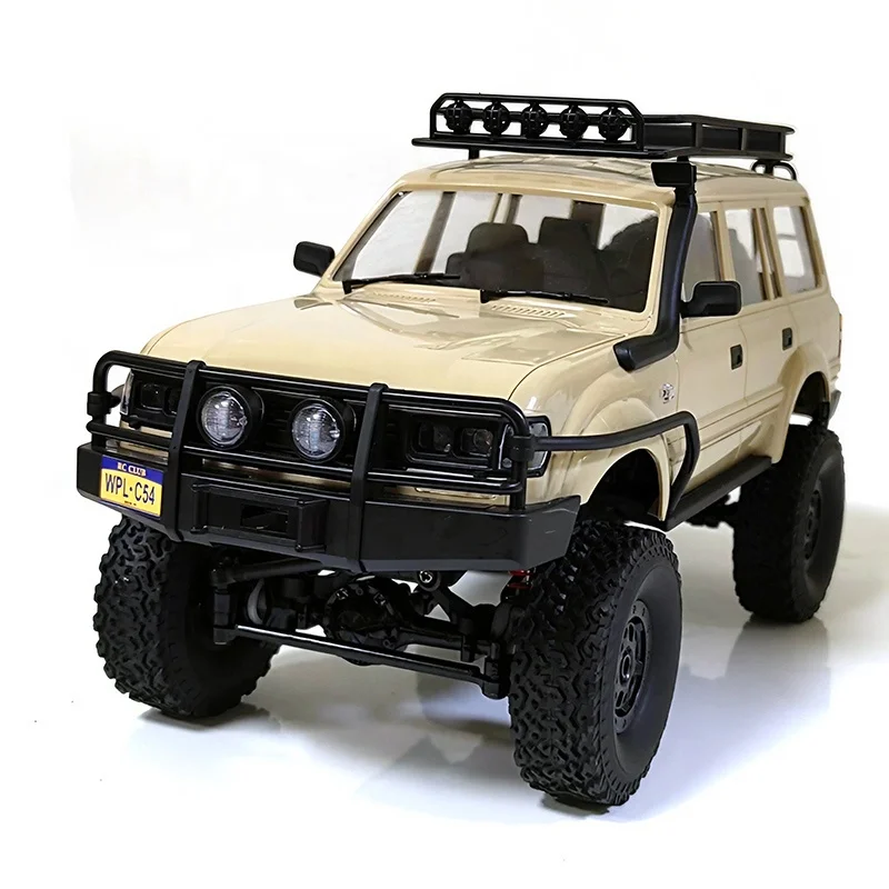 WPL C54-1 Head Body Miniature Rear Drive Diecast Alloy Metal Kits Remote Control RC Mud Truck Toy Vehicle For Teens