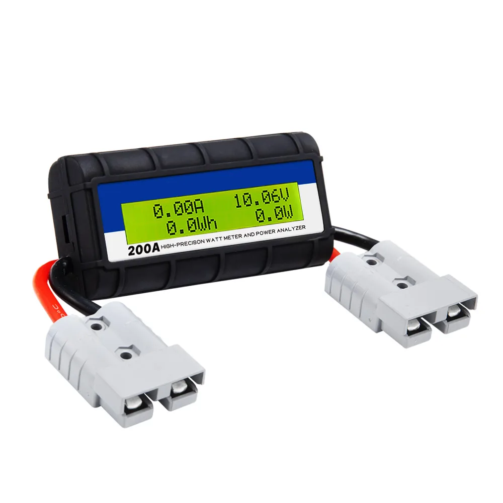 200 А 60 в RV Solar 12 В DC Smart Digital Volt Watt