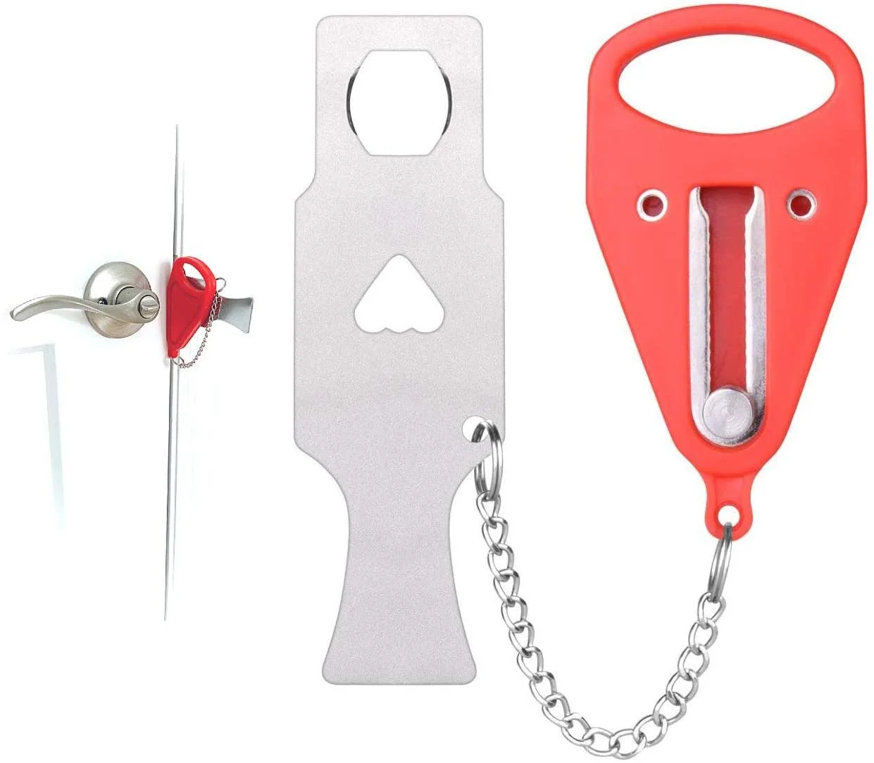 Новый портативный защитный дверной замок, защита для путешествий, замок для самостоятельной конфиденциальности в отеле, школе, замок для дома