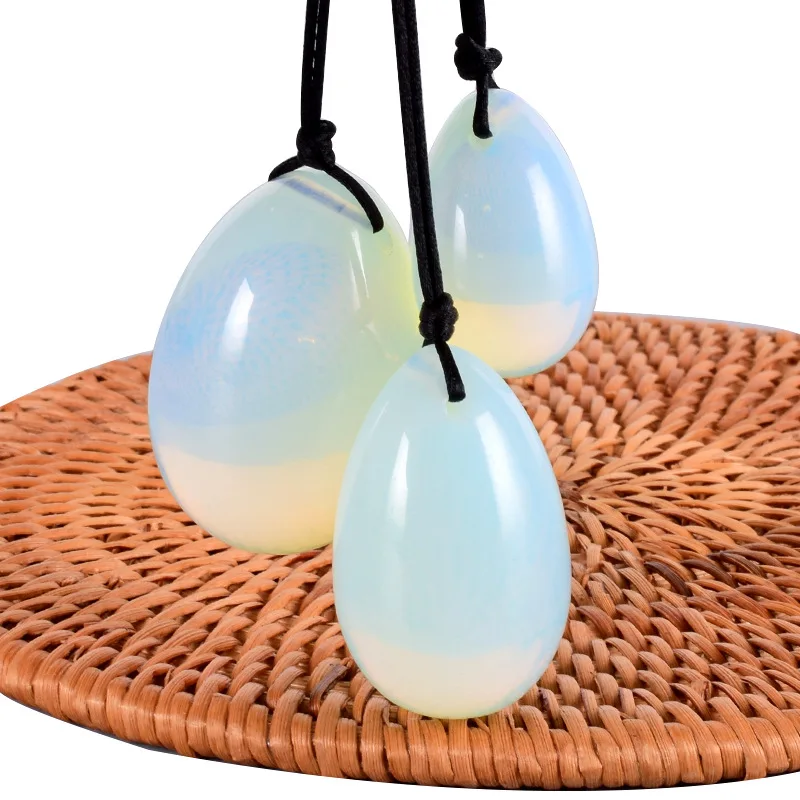Factory Supply Nephrite Jade Vaginal Exercise Massage Tools Natural opalite Yoni Eggs Massage Set