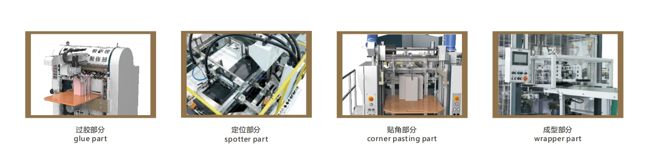 HM-ZD6418C Automatic Gift Box Phone Case Rigid Box Machine in March Expo