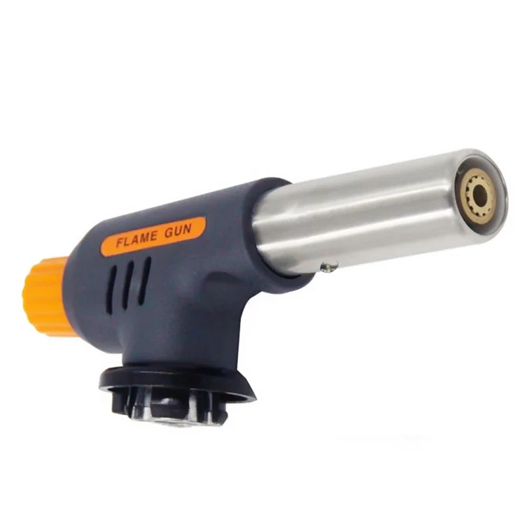 Onlincrystalale Eco-friendly Bpwomene Cigarette Lighter Gas Torch Ougold Colorstrial Flame Spray Gun New Kitchen Torch 50 Pcs