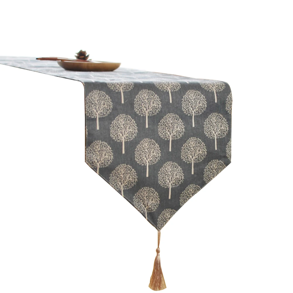 
Fancy Floral Design Table Runner Table Runner Linen Textured for Kitchen Home Decor for Wedding/Dinner/Events 