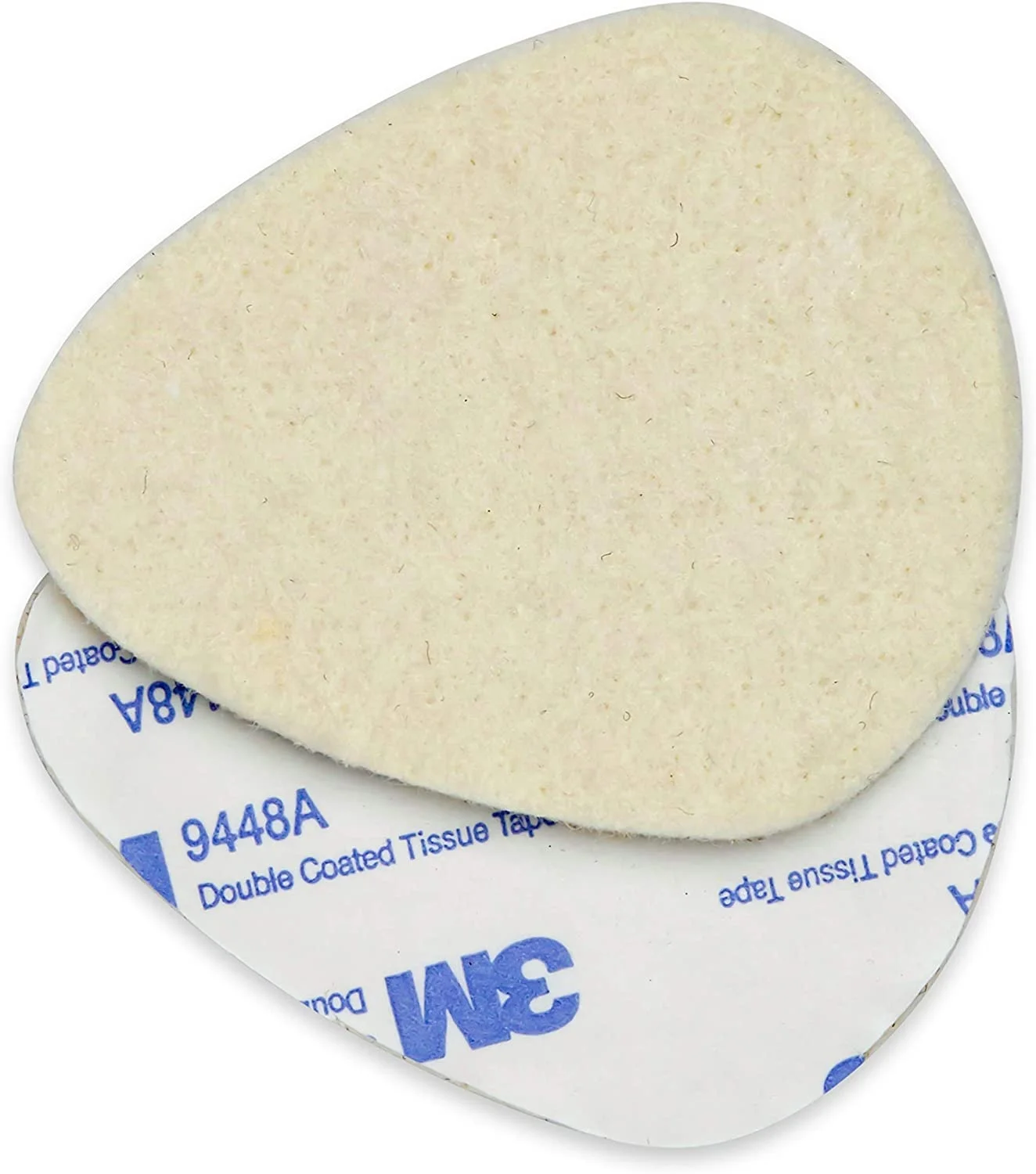 12 Pack Adhesive Felt Metatarsal Pads Ball of Foot Cushions for Women and Men