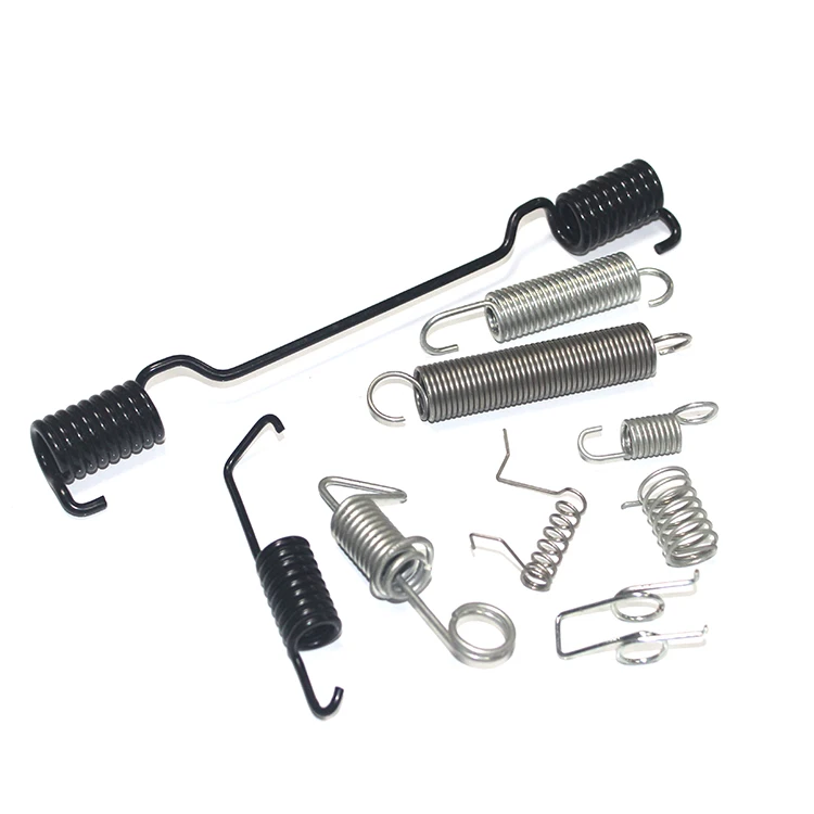 Hengsheng Custom Stainless Steel Black Galvanized Coil Tension Hook Clamp Long Small Adjustable Extension Spring Spring