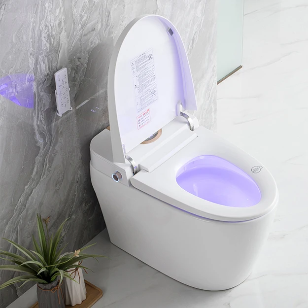 Высококачественный роскошный современный золотой электронный Туалет Empolo 110 В, автоматическое открытие, умный туалетный инструмент для ванной комнаты, умный туалет для дома