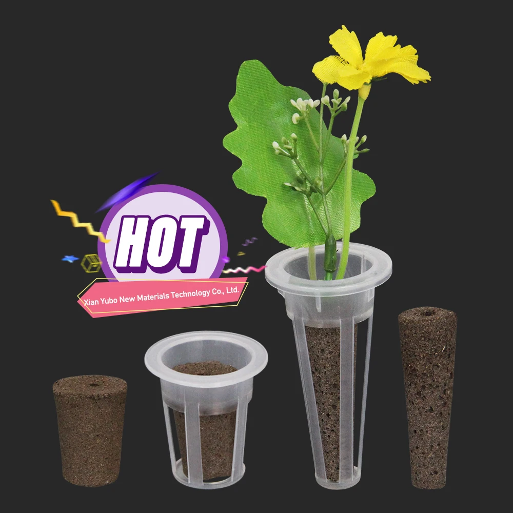 Garden greenhouse seed growing sponge peat soil root planting sponge seedling starter plugs hydroponic seed pod kit