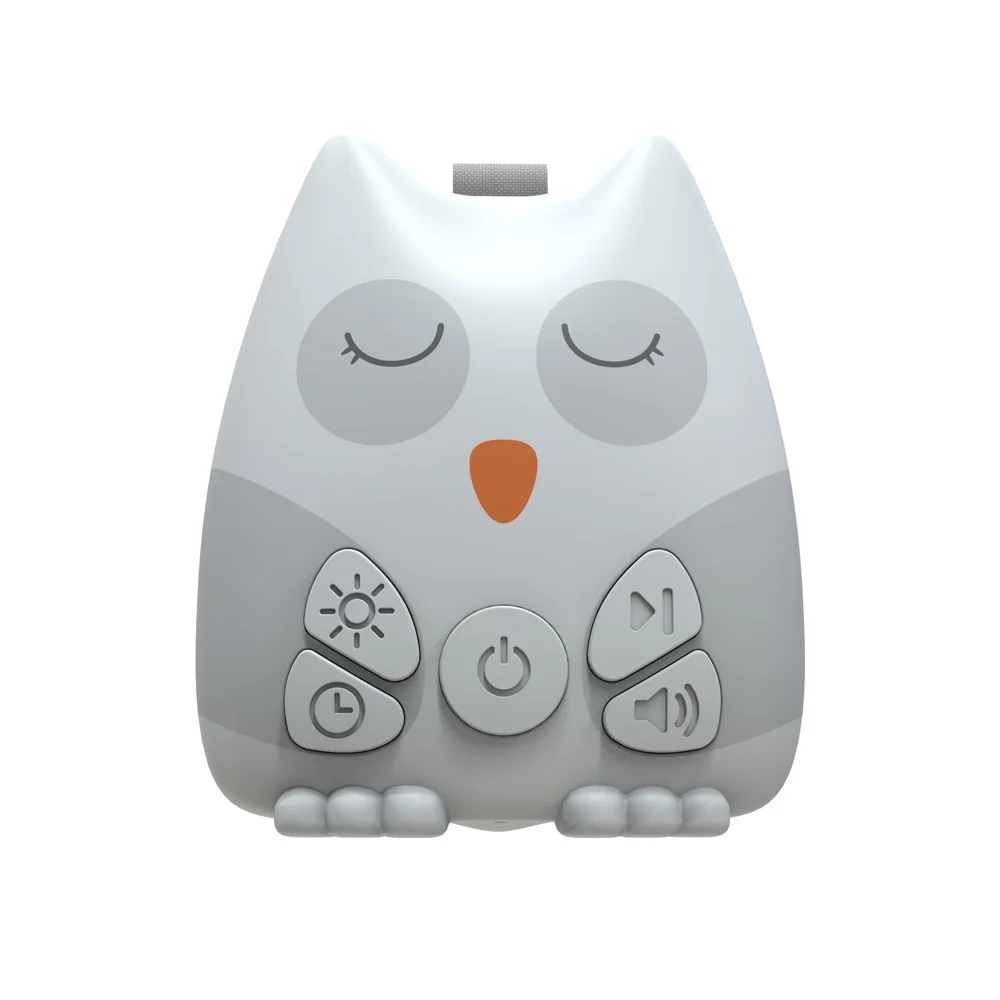 2024 Portable Owl White Noise Machine Baby with Soothing Sounds Timer & Volume Control Memory Function for Sleeping Helper