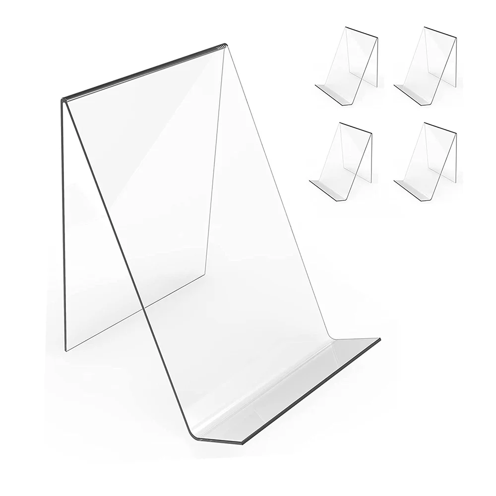Acrylic Book Holder for Bookshop, Retail Showcases and Libraries Acrylic Book Display Stand, Acrylic Book Showroom Stand