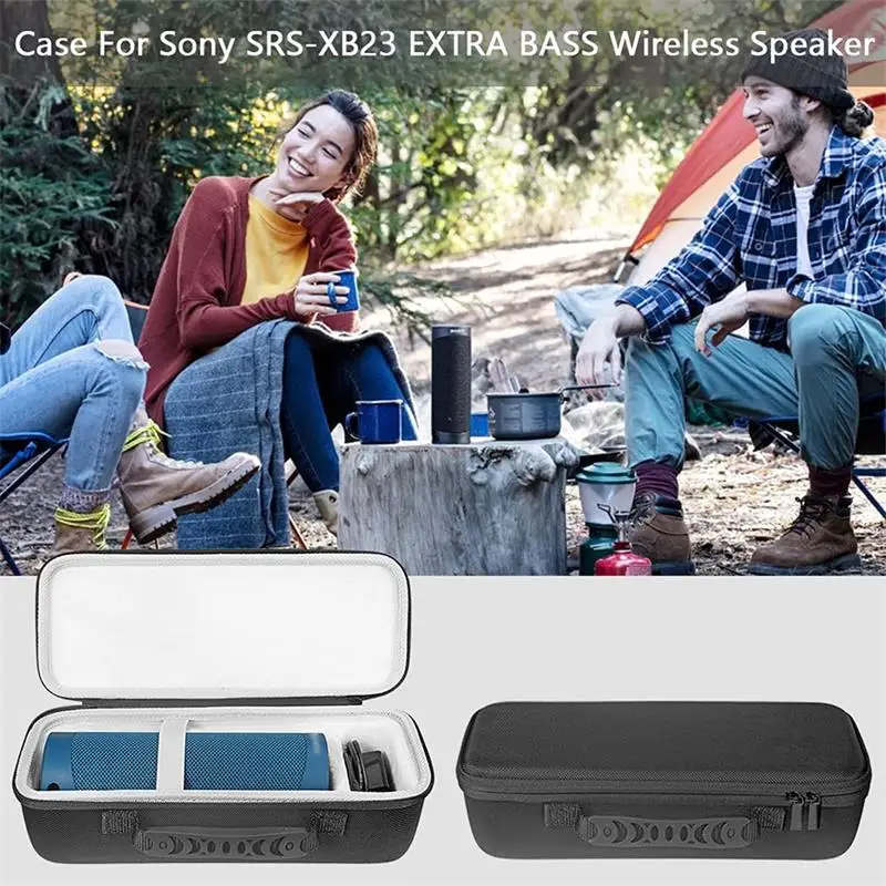 Case For So_Ny SRS-XB23/ SRS-XB32 Special Hard Protective SRS XB23/ XB32 Portable (Black)