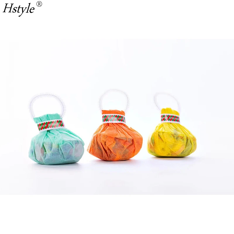 DJTSN 30 Ribbons Party Streamers Poppers for Birthday Colorful Festival Celebration Favors Baby Shower Wedding Graduation