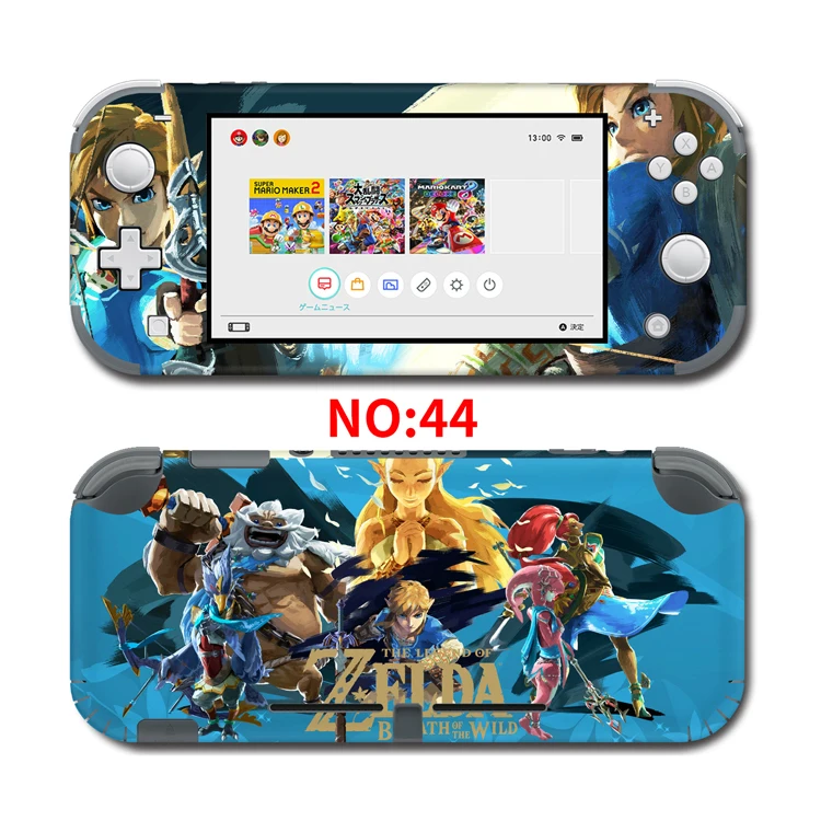 Высококачественная профессиональная наклейка с надписью Legend of Zelda Breath of The Wild Skin для Nintendo Switch Lite