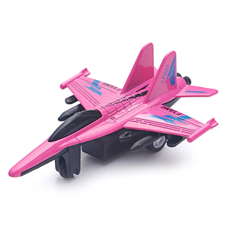 4PCS Diecast Plane Mini Toys Fighter Jet Alloy Diecast Models Toys Airplane Simulation Diecast Toy Sets For Kids