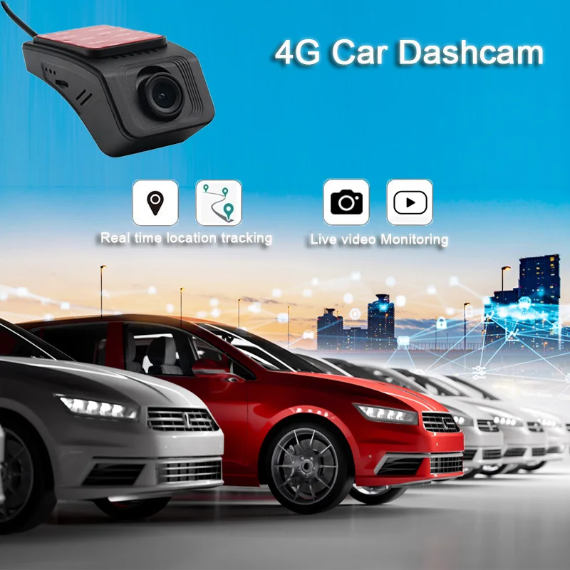 Mini Dual 4G Dash Cam for Car Truck Smart Motorcycle Mirror Car Camera Front and Rear 4K Dash Cam