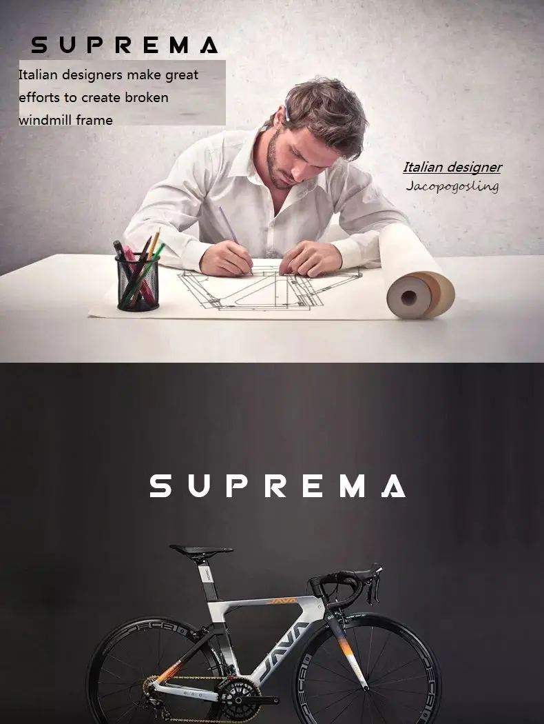 Java SUPERMA Factory Hot Sale Gear Carbon Bike 22 Speed Fast Shipping Hydraulic Disc Brake Bicycle Manufacturers Road Bicycle