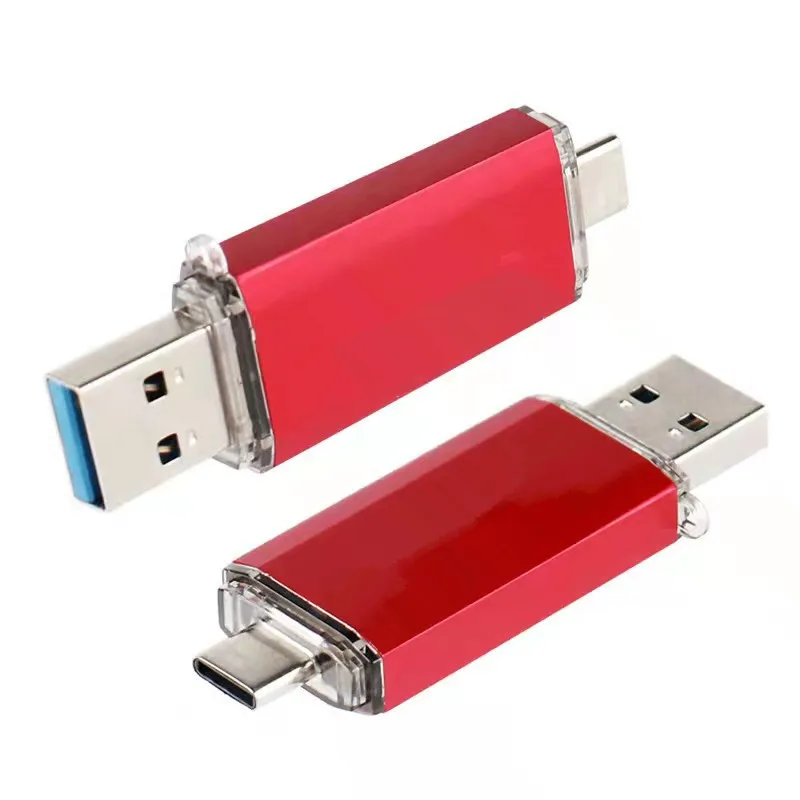 sublimation 3.0 type c  1gb 2.0 custom logo flashdrive 32 gb 64 gb 128 gb 3.0 pendrive metal memory stick