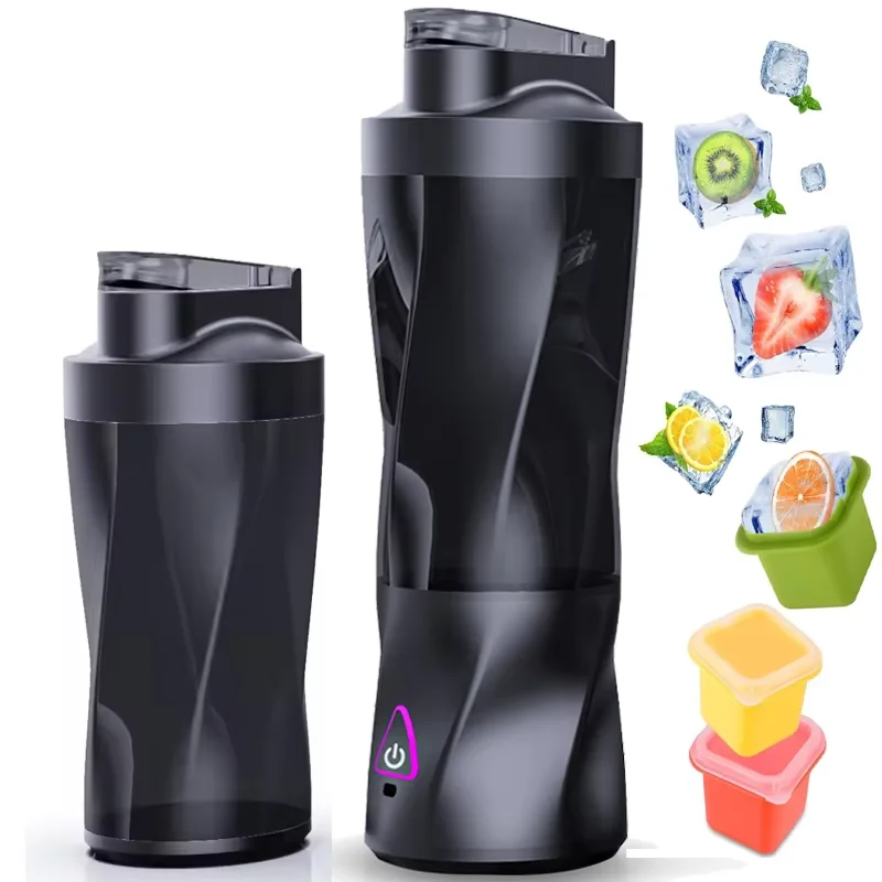 2024 Best Quality Tritan Body Blender Cup 6 Sharp Blades Smoothies Shakes Gym Sports Portable Personal Size Blender Mixer