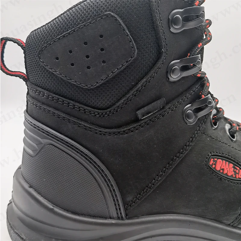 XC,high quality rip-stop nubuck leather+TPU upper work safety shoes mining industrial protective cheap safety shoes HSB285