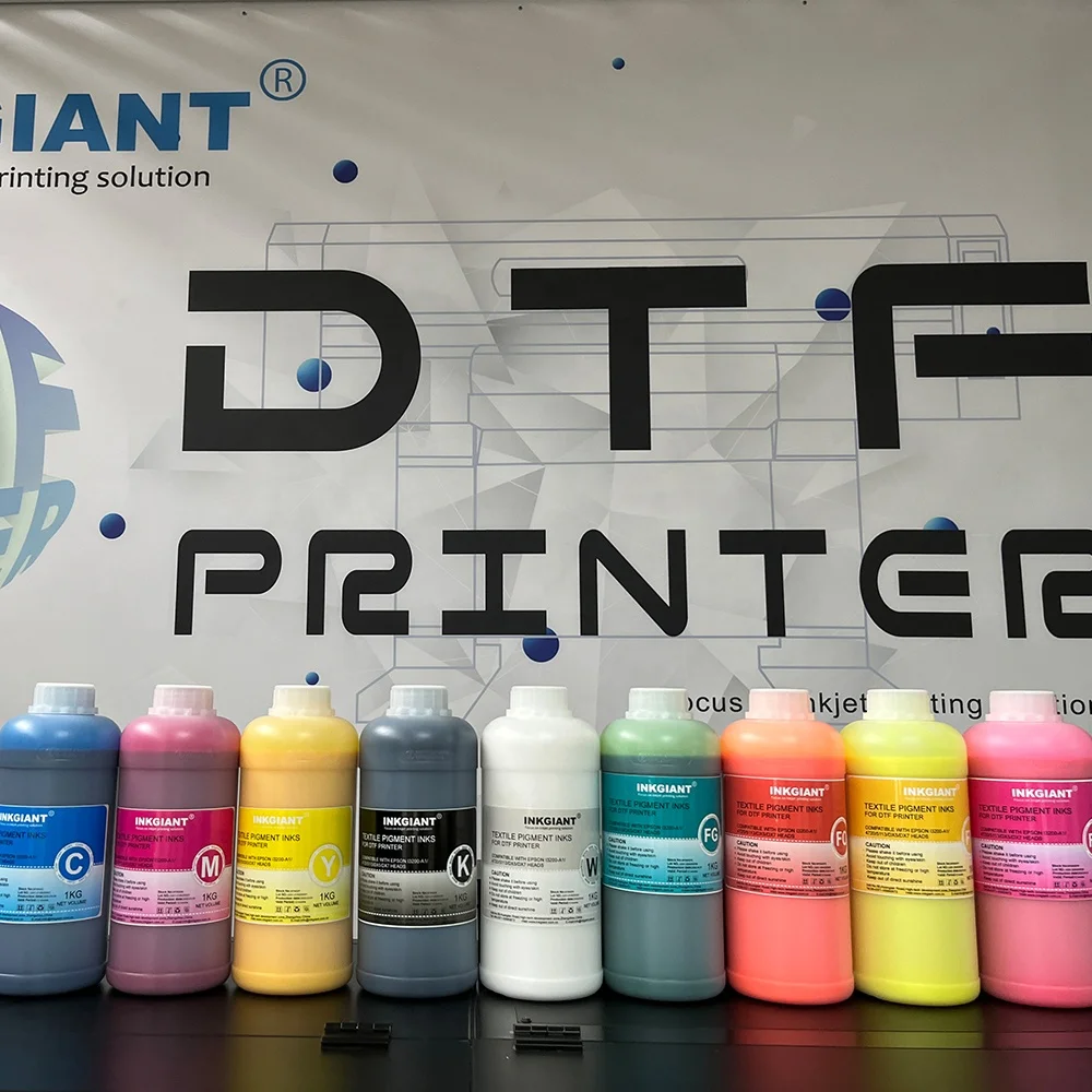 INKGIANT NEW LAUNCH 60cm DTF printer with 6 epson original I3200 printheads 8colors+white (speed 15-22 sqm per hour)
