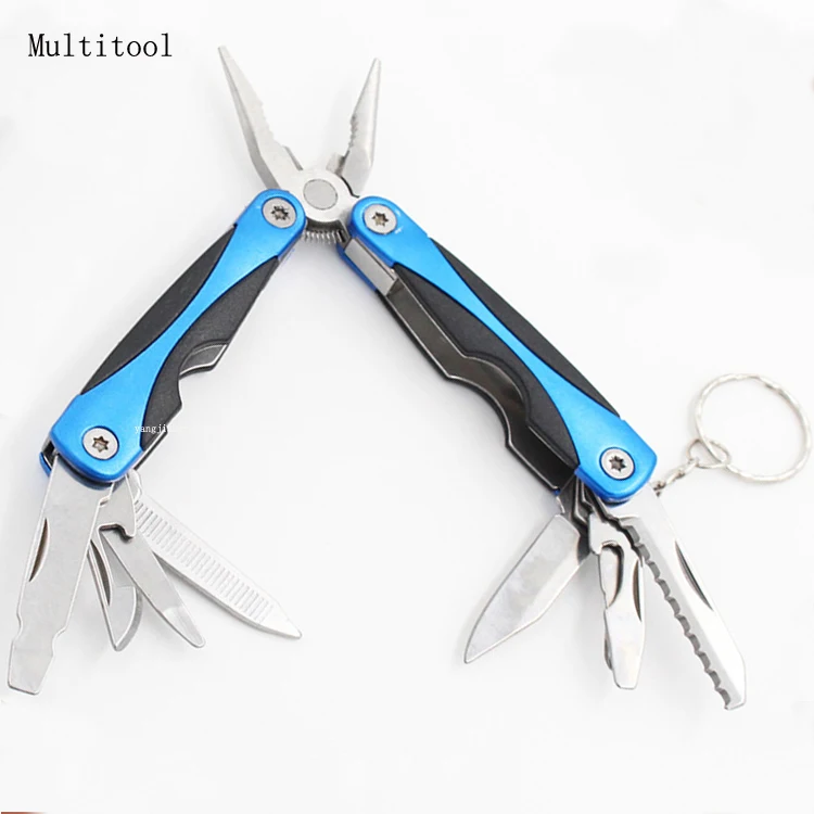 Mini Multitool Multitools Pliers with Nylon Sheath Professional Stainless Steel Multi-Tool for Outdoor Survival Camping Hiking