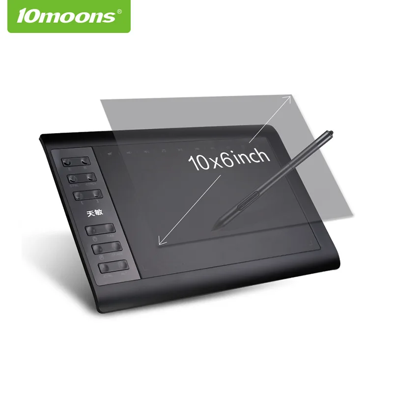 
Hot Sale 1060P Professional Digital Pen Design Digital Graphic Tablet 