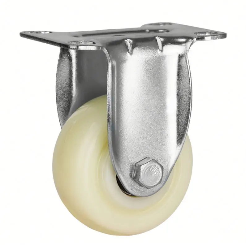 Zhongshan 5 дюймов 100 мм круглая пластина жесткое маленькое фиксированное Колесико