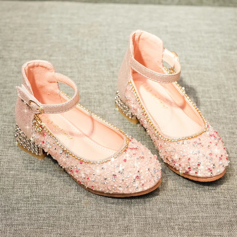 
fashion girl princess dress shoes for children flat shoes wholesale china kids shoes 2020 
