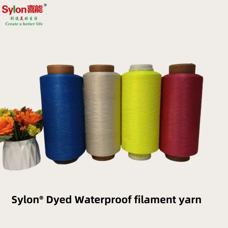 High quality waterproof waxed polyester spun yarn water oil dirty resistance for knitting and weaving manufacturer directly sale